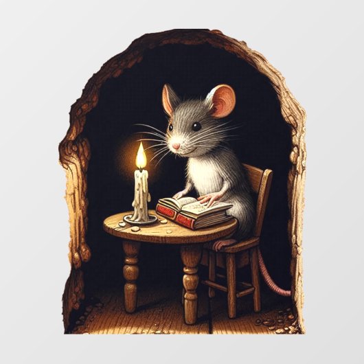 Muis in het huis - plinten board sticker (Vel)
