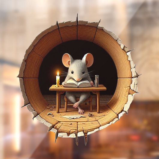 Muis in het huis - plinten board sticker (Vel 2)