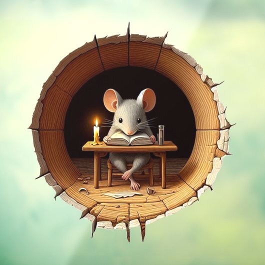 Muis in het huis - plinten board sticker (Vel 3)