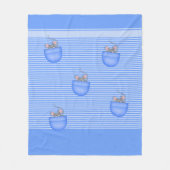 Muis in Pocket Fleece Deken (Voorkant)