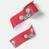 Muis in Pocket Satijnen Lint (Achterkant)