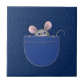Muis in Pocket Tegeltje (Voorkant)