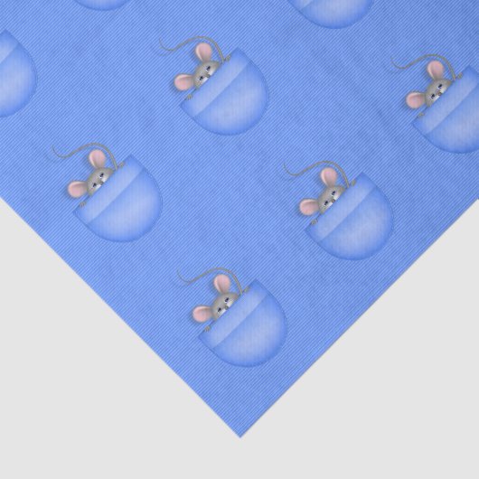 Muis in Pocket Tissuepapier (Detail)