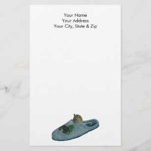 Muis in Slipper Briefpapier