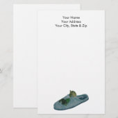 Muis in Slipper Briefpapier (Voorkant / Achterkant)