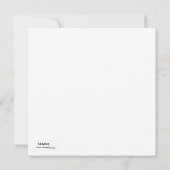 Muis in Tulips Caregicard Bedankkaart (Achterkant)