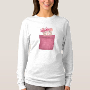 Muis in zak. Roze versie T-shirt