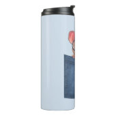 Muis in zak thermosbeker (Gedraaid links)