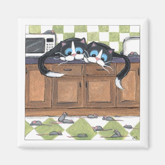 Muis Invasie Magneet (Voorkant)