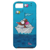 Muis iPhone - zeilen Case-Mate iPhone Case (Achterkant)