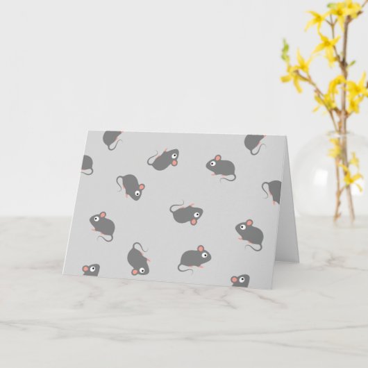 Muis Kaart (Gele Bloem)