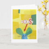 Muis Kaart (Gele Bloem)
