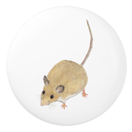 Muis Keramische Knop (Voorkant)