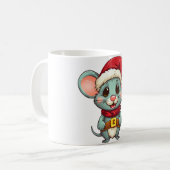 Muis Kerstmis Koffiemok (Voorkant links)