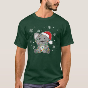 Muis Kerstmis Winter Dieren Muizen vriend T-shirt