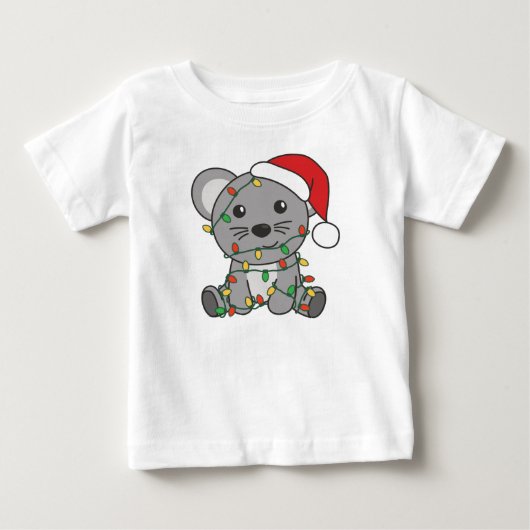 Muis Kerstmis Winter Dieren Vakantie Muizen (Voorkant)