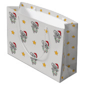 Muis Kerstmis Winter Dieren Vakantie Muizen Groot Cadeauzakje (Achterkant Gekanteld)