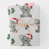 Muis Kerstmis Winter Dieren Vakantie Muizen Inpakpapier Vel (In situ)