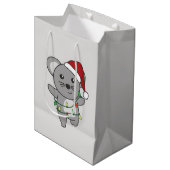 Muis Kerstmis Winter Dieren Vakantie Muizen Medium Cadeauzakje (Voorkant Gekanteld)