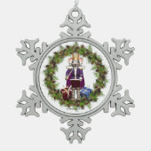 Muis King Nutkraker Snowflake Ornament (Voorkant)