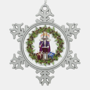 Muis King Nutkraker Snowflake Ornament