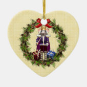 Muis King Wreath Heart Ornament (Voorkant)
