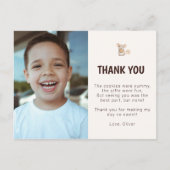 Muis Koekje Kinderfeest Foto Bedankt Ansichtkaart Briefkaart (Voorkant)