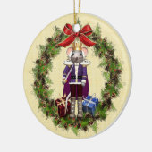 Muis koning Buon Natale Italiaans kerstfeest Keramisch Ornament (Links)
