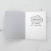 Muis krijgt oude Humor Kaart (Binnen)