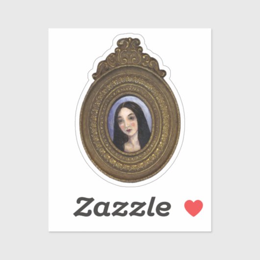 Muis Lair Schilderen van Bloed Thee en Rode String Sticker (Vel)