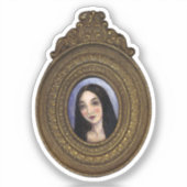 Muis Lair Schilderen van Bloed Thee en Rode String Sticker (Voorkant)