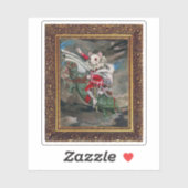 Muis Lair Schilderen van Bloed Thee en Rode String Sticker (Vel)