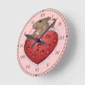Muis Liefde Hartklok Ronde Klok (Hoek)