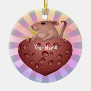 Muis Liefde Keramisch Ornament