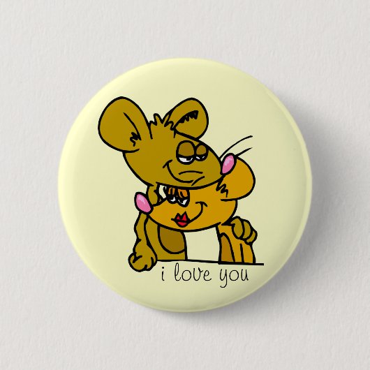 Muis Love Button (Voorkant)