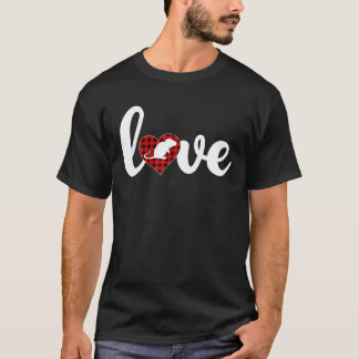 Muis Lover Buffalo Pset Love Mouse Valentijns D T-shirt