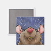 Muis-magneet met hartje magneet (Voorkant / Achterkant)