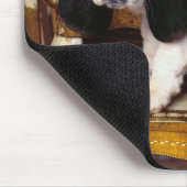 muis met basset-shound muismat (Hoek)