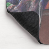 muis met basset-shound muismat (Hoek)