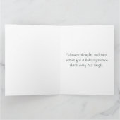 Muis met bessen in de winter kaart (Binnen)