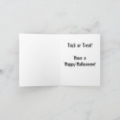 Muis met de Mand HalloweenCard van de Pompoen Kaart (Binnen)