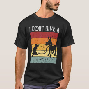 muis met een ezel die ik geen ratten geef 4 t-shirt