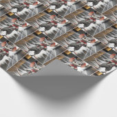 Muis met een vlinderdas cadeaupapier (Hoek)