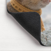 Muis Met een Vorstig Hart Muismat (Hoek)