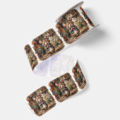 Muis met geschokte uitdrukking satijnen lint (Achterkant)