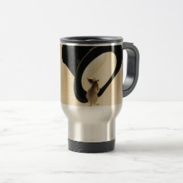 Muis met hoogste hak Chinees ratjaar Zodiac Birthd Reisbeker