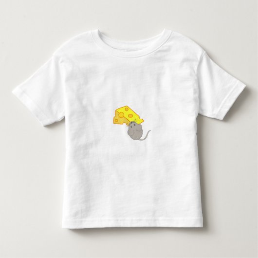 Muis met kaas kinder shirts (Voorkant)