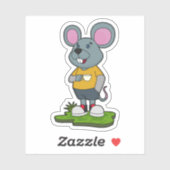 Muis met koffie sticker (Vel)