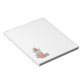 Muis met leerling op pool van thread notitieblok (Schuin)