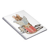 Muis met leerling op pool van thread notitieboek (Rechterzijde)